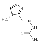 Hydrazinecarbothioamide,2-[(1-methyl-1H-imidazol-2-yl)methylene]- Structure