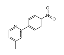 4-methyl-2-(4-nitrophenyl)pyridine Structure