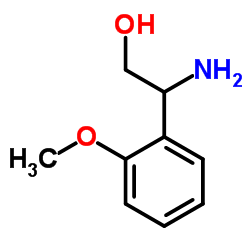 2-Amino-2-(2-methoxyphenyl)ethanol结构式