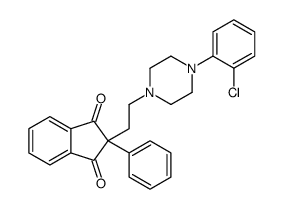 2-[2-[4-(o-Chlorophenyl)-1-piperazinyl]ethyl]-2-phenyl-1,3-indanedione picture