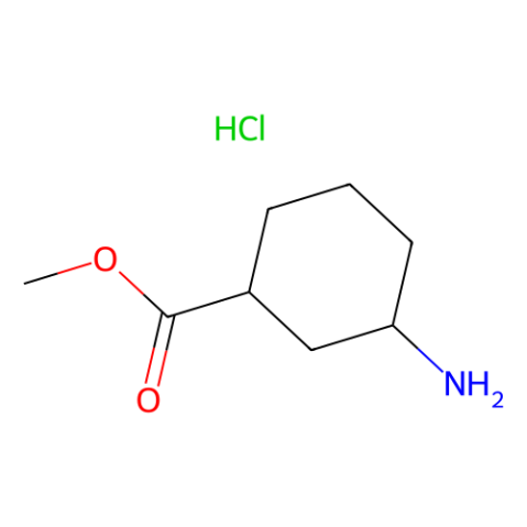 Methyl (1S,3R)-3-aminocyclohexanecarboxylate hydrochloride (1:1) Structure
