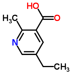 5-Ethyl-2-methylnicotinic acid Structure