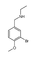 (3-Bromo-4-methoxy-benzyl)-ethyl-amine Structure