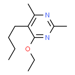 Pyrimidine,5-butyl-4-ethoxy-2,6-dimethyl-(9CI) Structure