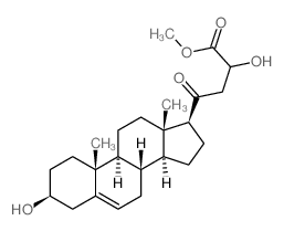 21-Norchol-5-en-24-oicacid, 3b,23-dihydroxy-20-oxo-, methylester (8CI)结构式