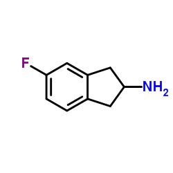 5-Fluoro-2,3-dihydro-1H-inden-2-amine Structure