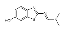 Formamidine, N-(6-hydroxy-2-benzothiazolyl)-N,N-dimethyl- (7CI,8CI) structure