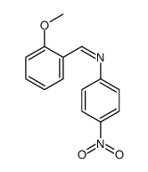 N-(o-Methoxybenzylidene)-p-nitroaniline structure