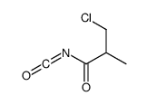 3-chloro-2-methylpropanoyl isocyanate Structure