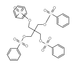 1,3-Propanediol,2,2-bis[[(phenylsulfonyl)oxy]methyl]-, 1,3-dibenzenesulfonate结构式