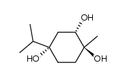 1,2,4-Trihydroxy-p-menthan Structure