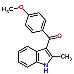 2-METHYL-3-(4'-METHOXYBENZOYL)INDOLE Structure