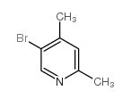 2,4-二甲基-5-溴吡啶结构式