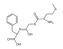 (2S)-2-[[2-[(2S)-2-amino-4-methylsulfanylbutanoyl]sulfanylacetyl]amino]-3-phenylpropanoic acid Structure