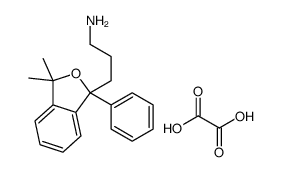 1-Phthalanpropylamine, 3,3-dimethyl-1-phenyl-, oxalate structure