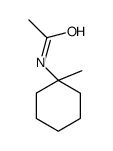 N-(1-METHYL-CYCLOHEXYL)-ACETAMIDE结构式