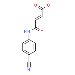 (E)-4-((4-cyanophenyl)amino)-4-oxobut-2-enoic acid picture