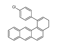 1-(4-chlorophenyl)-3,4-dihydrobenzo[a]anthracene结构式