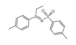 S-ethyl-S-p-tolylsulphilimine结构式