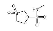 3-Thiophenesulfonamide, tetrahydro-N-methyl-, 1,1-dioxide (9CI)结构式