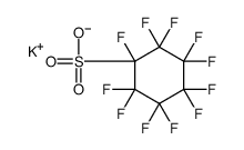 potassium undecafluorocyclohexanesulphonate Structure