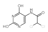 Acetamide,2,2-dichloro-N-(1,2,3,4-tetrahydro-2,4-dioxo-5-pyrimidinyl)- Structure