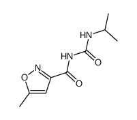 5-methyl-isoxazole-3-carboxylic acid isopropylcarbamoyl-amide结构式