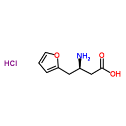 (R)-3-Amino-4-(2-furyl)-butyric acid Structure