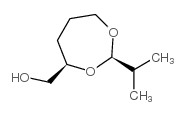 1,3-Dioxepane-4-methanol,2-(1-methylethyl)-,(2R,4R)-(9CI) structure