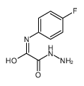 N-(4-Fluorophenyl)-2-hydrazino-2-oxoacetamide结构式