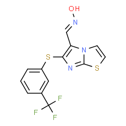 6-([3-(TRIFLUOROMETHYL)PHENYL]SULFANYL)IMIDAZO[2,1-B][1,3]THIAZOLE-5-CARBALDEHYDE OXIME picture