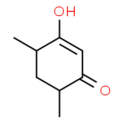2-Cyclohexen-1-one, 3-hydroxy-4,6-dimethyl- (9CI) structure