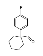 1-(4-fluorophenyl)cyclohexanecarbaldehyde结构式