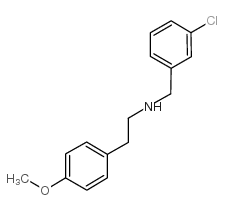 N-[(3-chlorophenyl)methyl]-2-(4-methoxyphenyl)ethanamine结构式