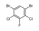 1,5-dibromo-2,4-dichloro-3-fluorobenzene Structure
