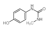 1-(4-羟基苯基l)-3-甲基脲结构式