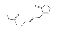 methyl 7-(5-oxocyclopenten-1-yl)hept-5-enoate结构式