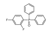 1-diphenylphosphoryl-2,4-difluorobenzene结构式