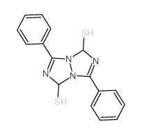 1H,5H-[1,2,4]Triazolo[1,2-a][1,2,4]triazole-1,5-dithiol,3,7-diphenyl- structure