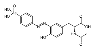 azobenzenearsonate-N-acetyl-L-tyrosine结构式