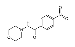 N-morpholin-4-yl-4-nitrobenzamide Structure