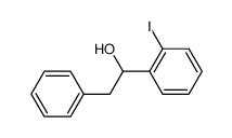 1-(2-iodophenyl)-2-phenyl-1-ethanol结构式