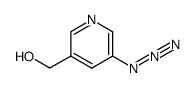 3-azido-5-hydroxymethylpyridine Structure