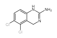 5,6-dichloro-1,4-dihydroquinazolin-2-amine结构式