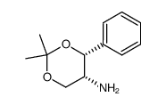 (+/-)-2,2-dimethyl-4r-phenyl-[1,3]dioxan-5c-ylamine Structure