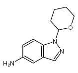 1-(TETRAHYDRO-2H-PYRAN-2-YL)-1H-INDAZOL-5-AMINE Structure