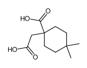 1-(carboxymethyl)-4,4-dimethylcyclohexane-1-carboxylic acid Structure