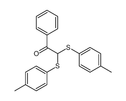 2,2-bis(p-tolylthio)acetophenone结构式