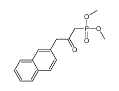 1-dimethoxyphosphoryl-3-naphthalen-2-ylpropan-2-one Structure
