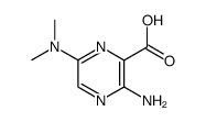 3-amino-6-dimethylamino-pyrazine-2-carboxylic acid Structure